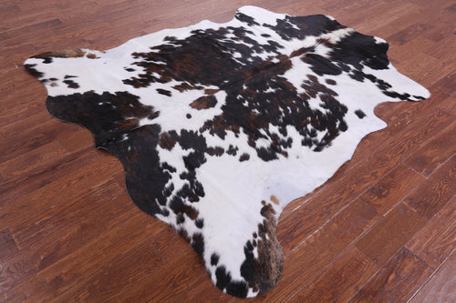 Tricolor Natural Cowhide Rug - X-Large 7'1