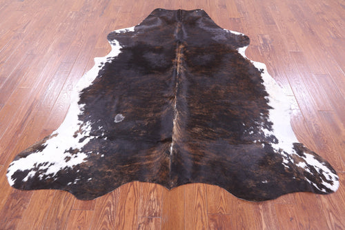 Dark Brindle Natural Cowhide Rug - X-Large 7'5