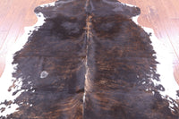 Thumbnail for Dark Brindle Natural Cowhide Rug - X-Large 7'5