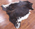 Dark Brindle Natural Cowhide Rug - X-Large 7'5"H x 6'9"W