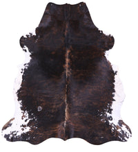 Thumbnail for Dark Brindle Natural Cowhide Rug - X-Large 7'5