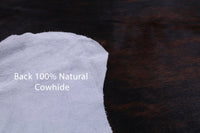 Thumbnail for Dark Brindle Natural Cowhide Rug - Large 6'7