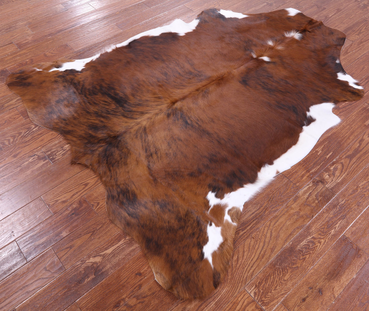 Brindle Natural Cowhide Rug - Large 6'10"H x 5'11"W