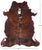 Brindle Natural Cowhide Rug - X-Large 7'2"H x 6'1"W