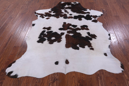 Tricolor Natural Cowhide Rug - Large 6'11