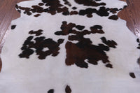 Thumbnail for Tricolor Natural Cowhide Rug - Large 6'11