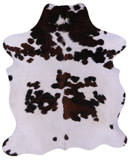 Thumbnail for Tricolor Natural Cowhide Rug - Large 6'11