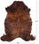 Brindle Natural Cowhide Rug - Large 6'7"H x 5'9"W