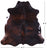 Tricolor Natural Cowhide Rug - Large 6'4"H x 6'1"W