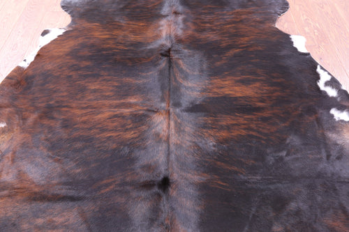 Tricolor Natural Cowhide Rug - Large 6'4