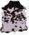Tricolor Natural Cowhide Rug - X-Large 7'2"H x 6'3"W
