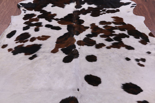 Tricolor Natural Cowhide Rug - X-Large 7'2
