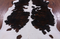 Thumbnail for Black & White Natural Cowhide Rug - X-Large 7'5