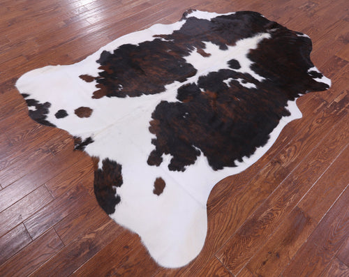 Black & White Natural Cowhide Rug - X-Large 7'5