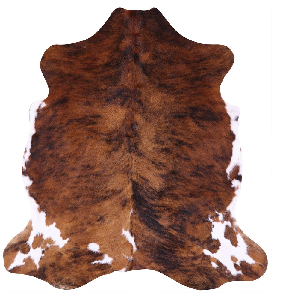 Brindle Natural Cowhide Rug - Large 6'4"H x 6'1"W