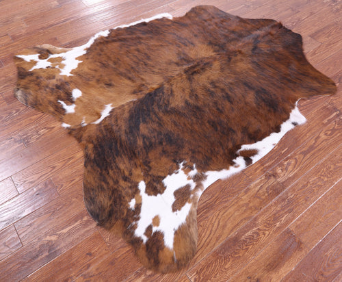 Brindle Natural Cowhide Rug - Large 6'4