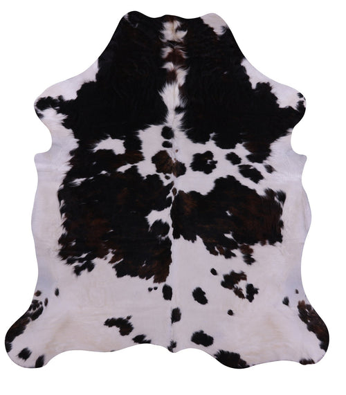 Black & White Natural Cowhide Rug - X-Large 7'0