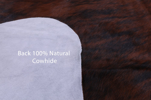 Brindle Natural Cowhide Rug - X-Large 7'1