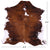 Brindle Natural Cowhide Rug - Large 6'5"H x 6'6"W
