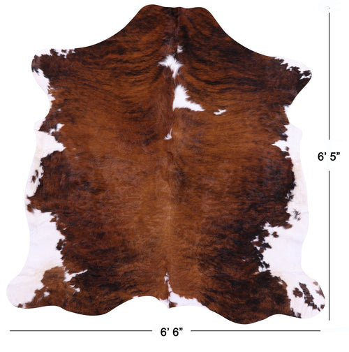 Brindle Natural Cowhide Rug - Large 6'5