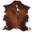 Brindle Natural Cowhide Rug - Large 6'5"H x 6'6"W