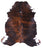 Brindle Natural Cowhide Rug - Large 6'11"H x 6'2"W