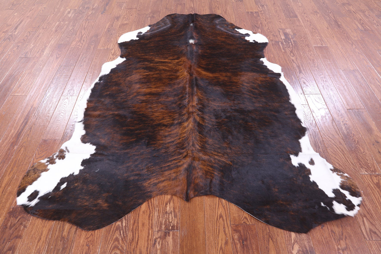 Brindle Natural Cowhide Rug - Large 6'11"H x 6'2"W
