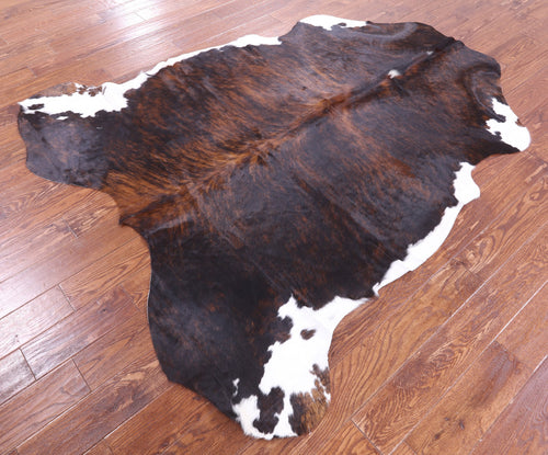 Brindle Natural Cowhide Rug - Large 6'11