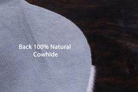 Thumbnail for Brindle Natural Cowhide Rug - Large 6'11
