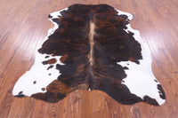 Thumbnail for Tricolor Natural Cowhide Rug - X-Large 7'1