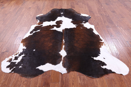 Tricolor Natural Cowhide Rug - Large 6'11