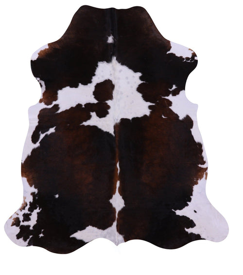 Tricolor Natural Cowhide Rug - Large 6'11