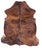 Brindle Natural Cowhide Rug - Large 6'7"H x 5'8"W