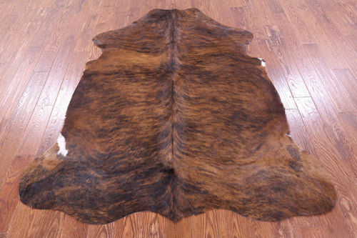 Brindle Natural Cowhide Rug - Large 6'7