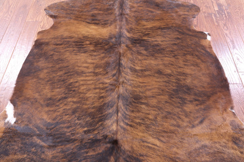 Brindle Natural Cowhide Rug - Large 6'7