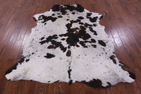 Thumbnail for Salt & Pepper Natural Brown Cowhide Rug - Large 6'9