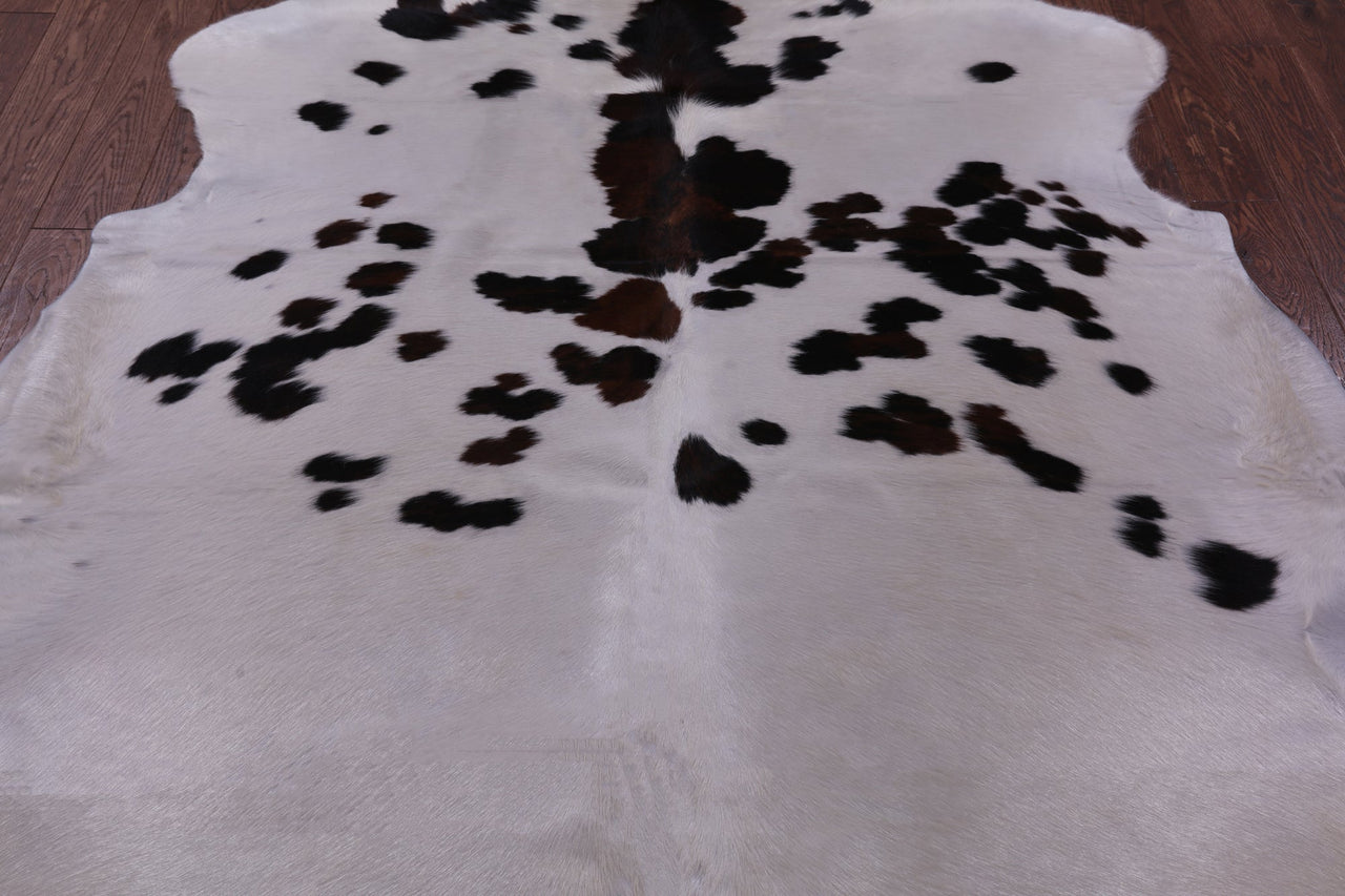 Tricolor Natural Cowhide Rug - Large 6'9"H x 6'8"W