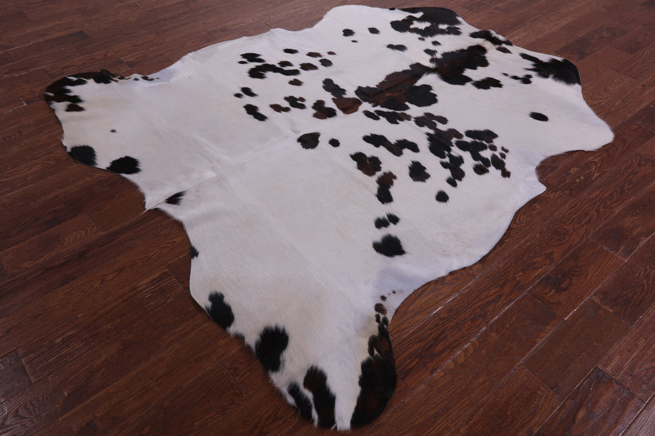 Tricolor Natural Cowhide Rug - Large 6'9"H x 6'8"W