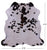 Tricolor Natural Cowhide Rug - Large 6'9"H x 6'8"W