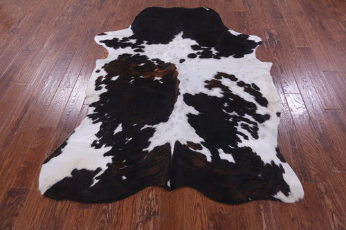Black & White Natural Cowhide Rug - X-Large 7'0