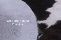 Thumbnail for Black & White Natural Cowhide Rug - X-Large 7'0