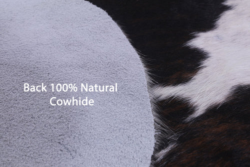 Black & White Natural Cowhide Rug - X-Large 7'0