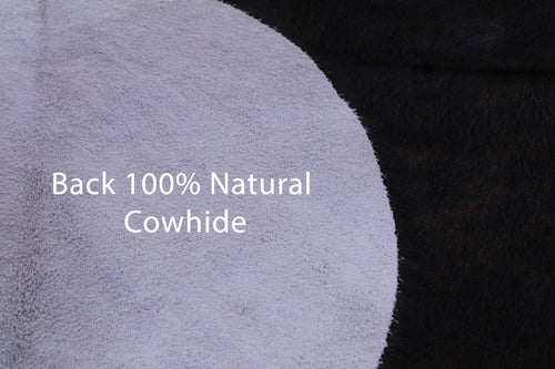 Dark Brindle Natural Cowhide Rug - X-Large 7'3