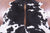 Black & White Natural Cowhide Rug - Large 6'11"H x 5'11"W