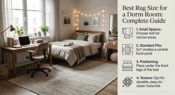 Best Rug Size for a Dorm Room: Complete Guide