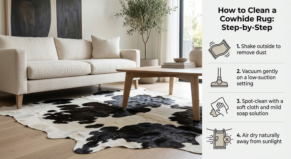 How to Clean a Cowhide Rug: Complete Step-by-Step Guide