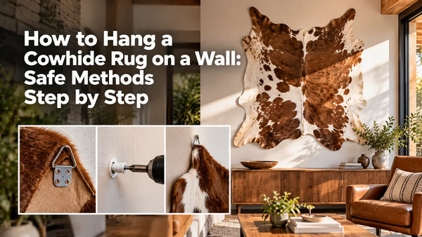 How to Hang a Cowhide Rug on a Wall: Safe Methods Step by Step