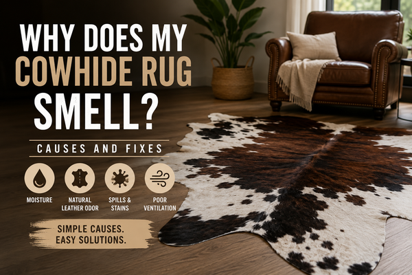 Why Does My Cowhide Rug Smell? Causes and Fixes