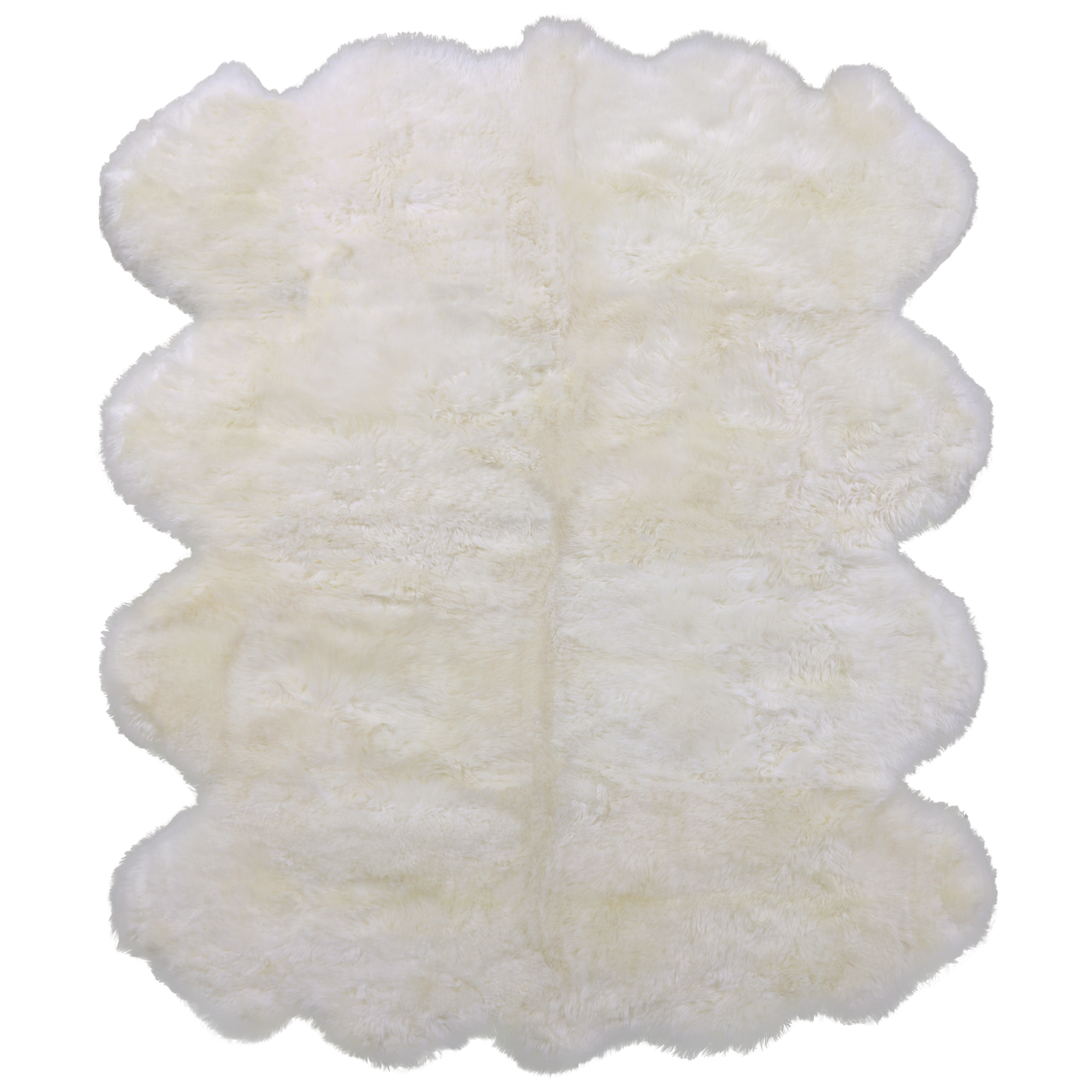 100% Natural New Zealand Sheepskin Ivory