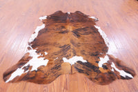 Thumbnail for Tricolor Natural Cowhide Rug - Large 6'9